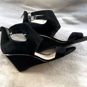 Alfani suede wedge heels